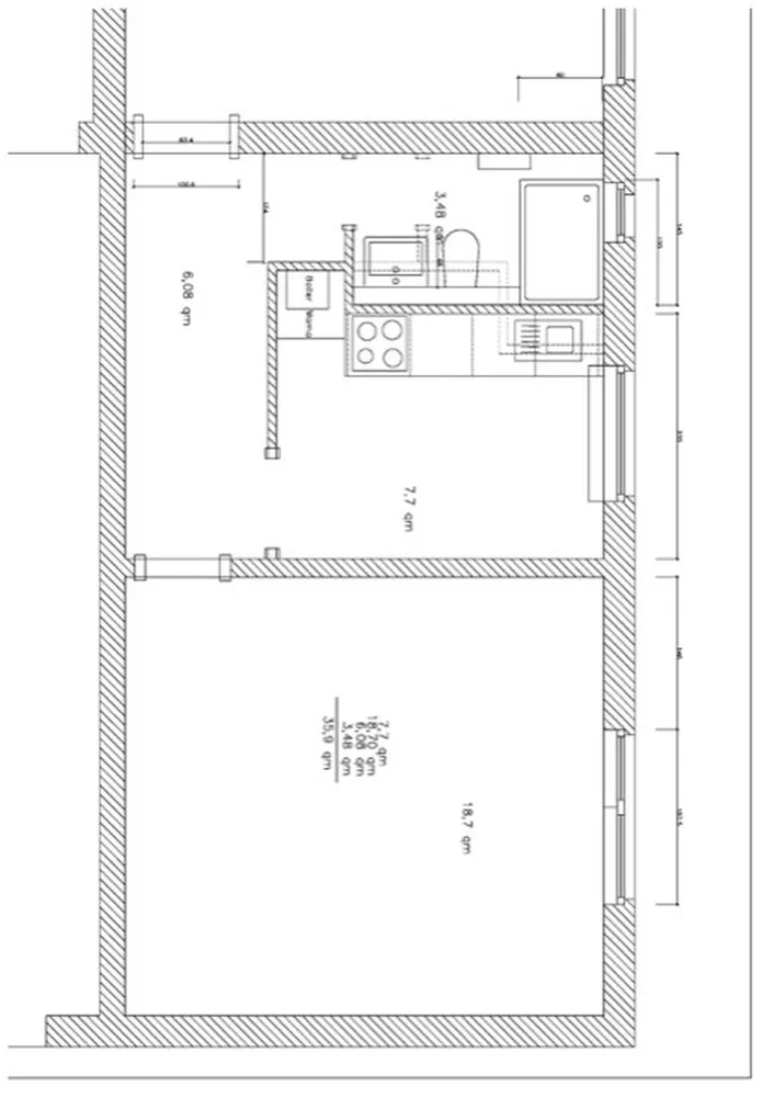 1 Zimmer Wohnung mit 36 m² in Karlsruhe – Bild 8