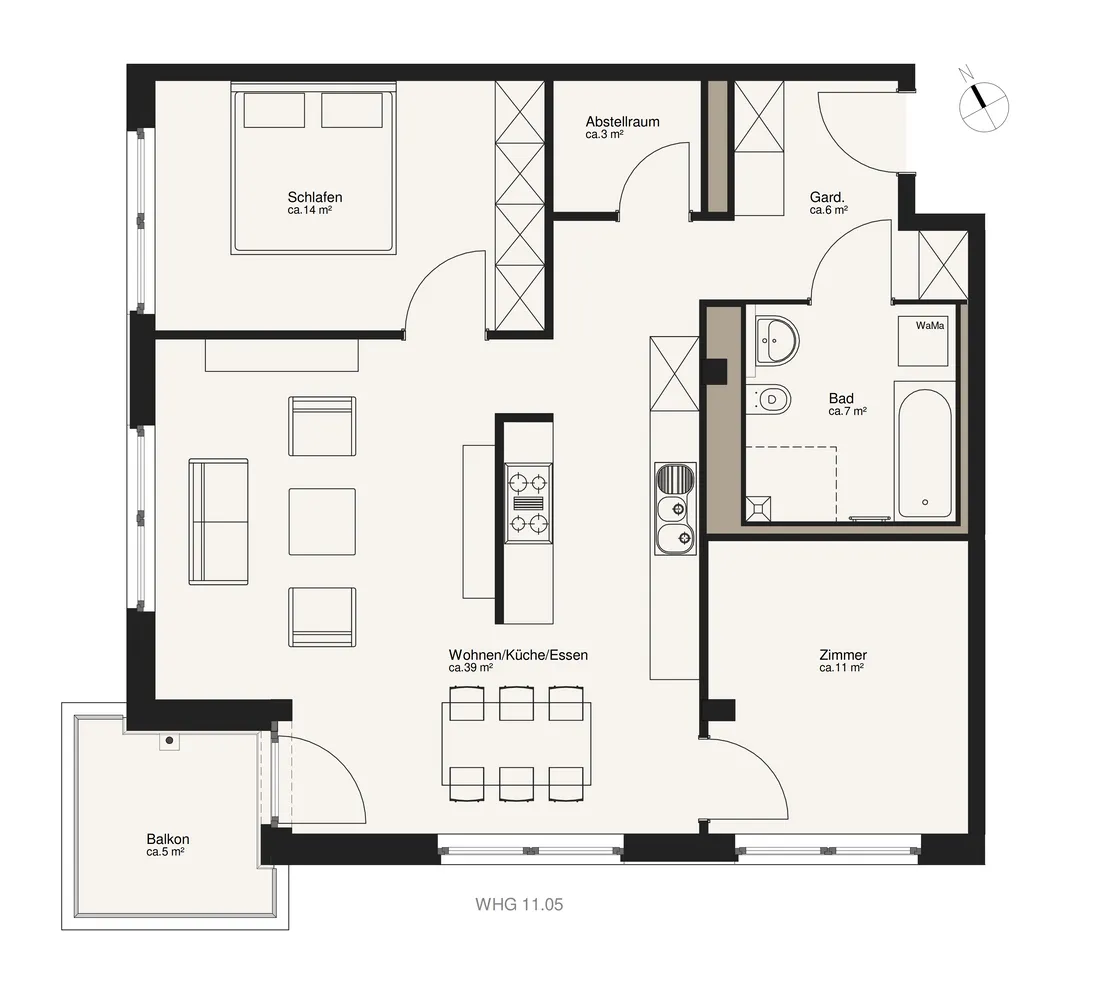 3 Zimmer Wohnung mit 83 m² in Berlin – Bild 12