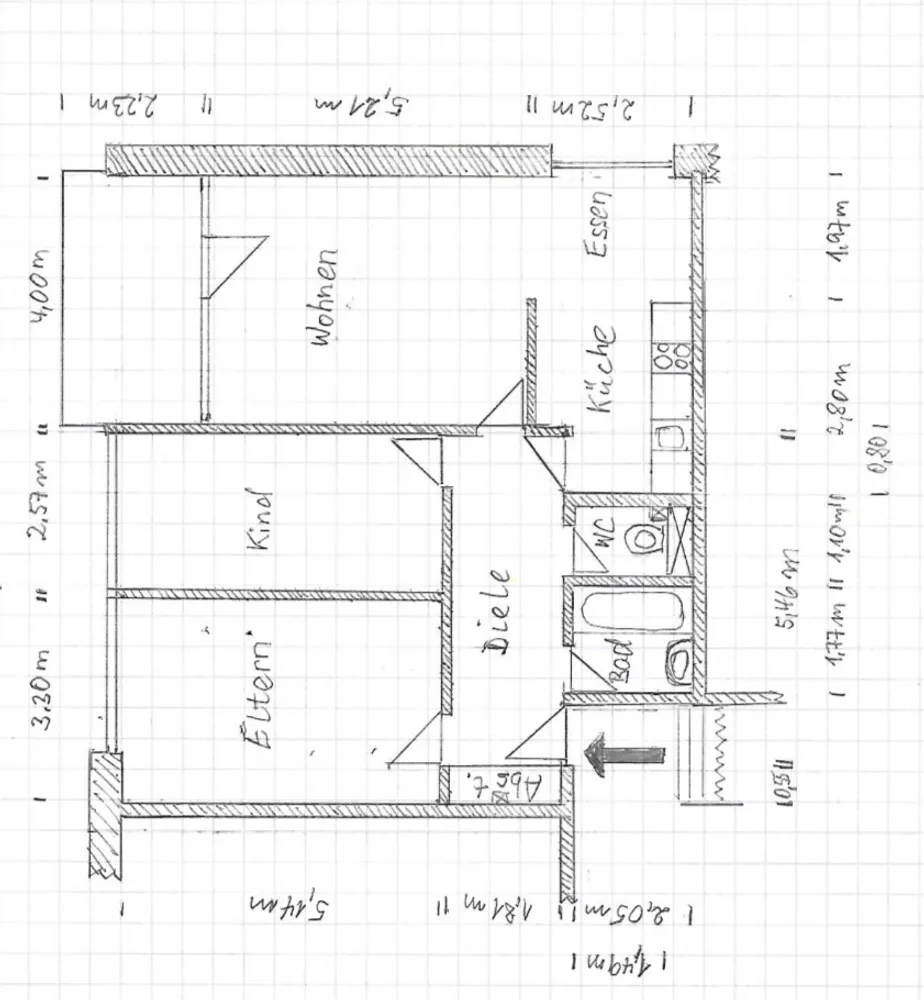 3 Zimmer Wohnung mit 82 m² in Germering – Bild 1