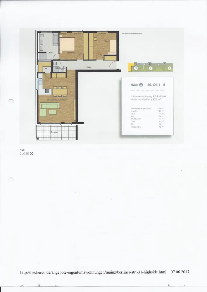 3 Zimmer Wohnung mit 89 m² in Mainz – Bild 10