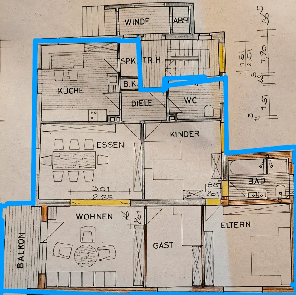 4 Zimmer Wohnung mit 130 m² in Marburg – Bild 10