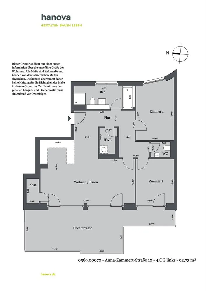 3 Zimmer Wohnung mit 93 m² in Hannover – Bild 6