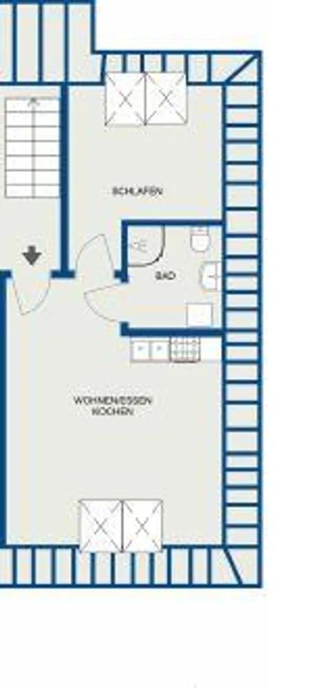 2 Zimmer Wohnung mit 41 m² in Leipzig – Bild 2