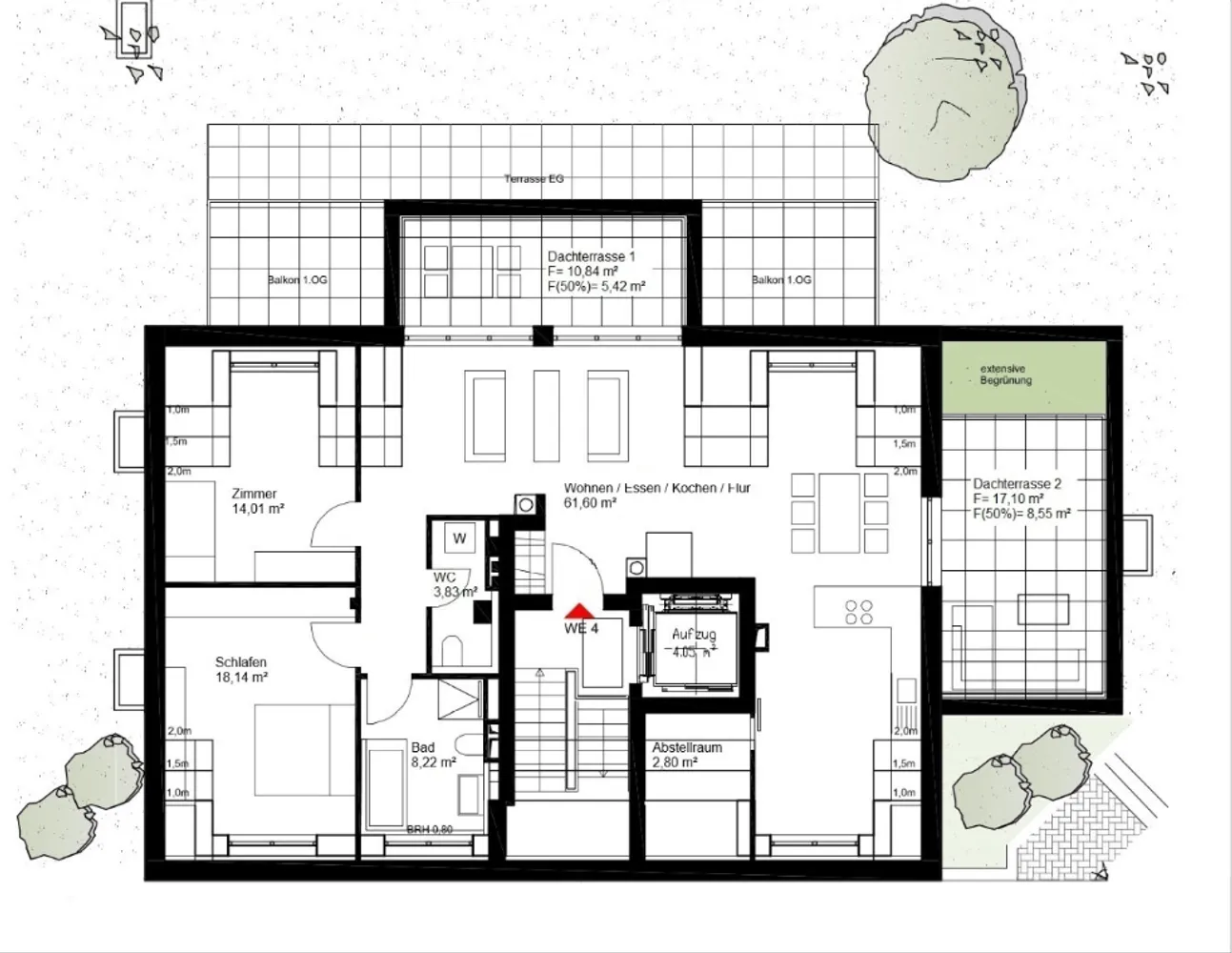 3 Zimmer Wohnung mit 123 m² in Frankfurt am Main – Bild 12