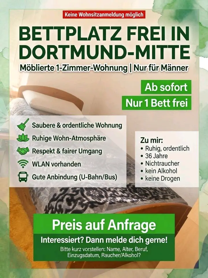 WG-Zimmer mit 18 m² in Dortmund – Bild 6
