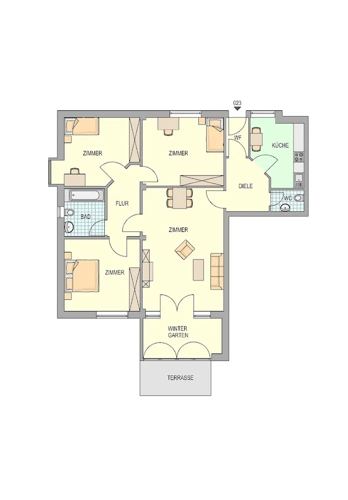 4 Zimmer Wohnung mit 92 m² in Herne – Bild 5