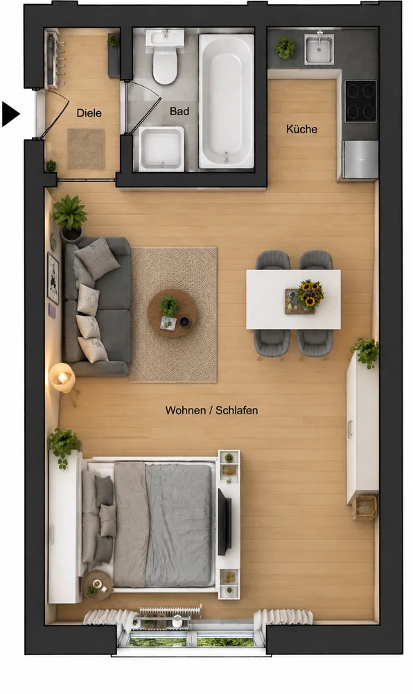 1 Zimmer Wohnung mit 35 m² in Dortmund – Bild 5