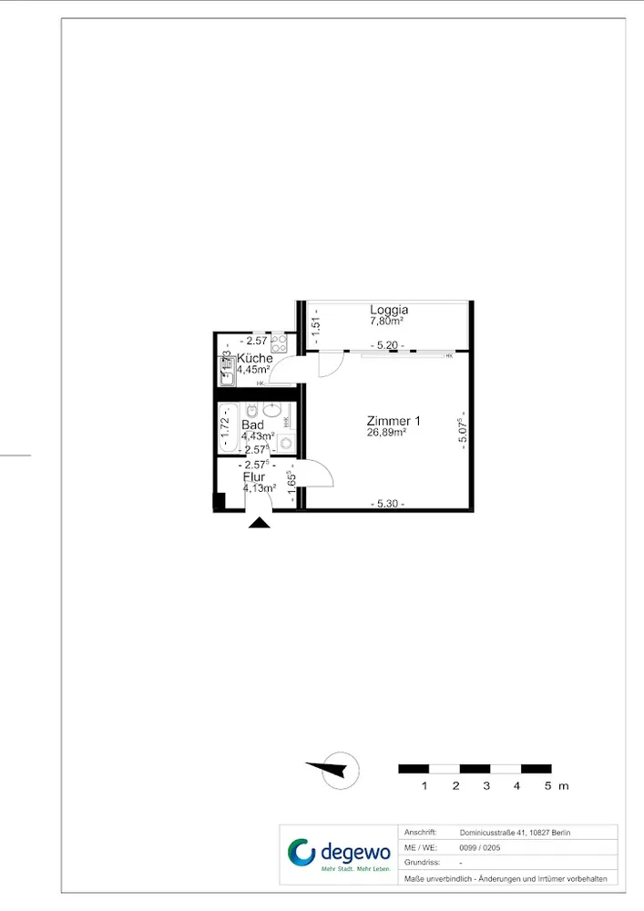 1 Zimmer Wohnung mit 42 m² in Berlin – Bild 9