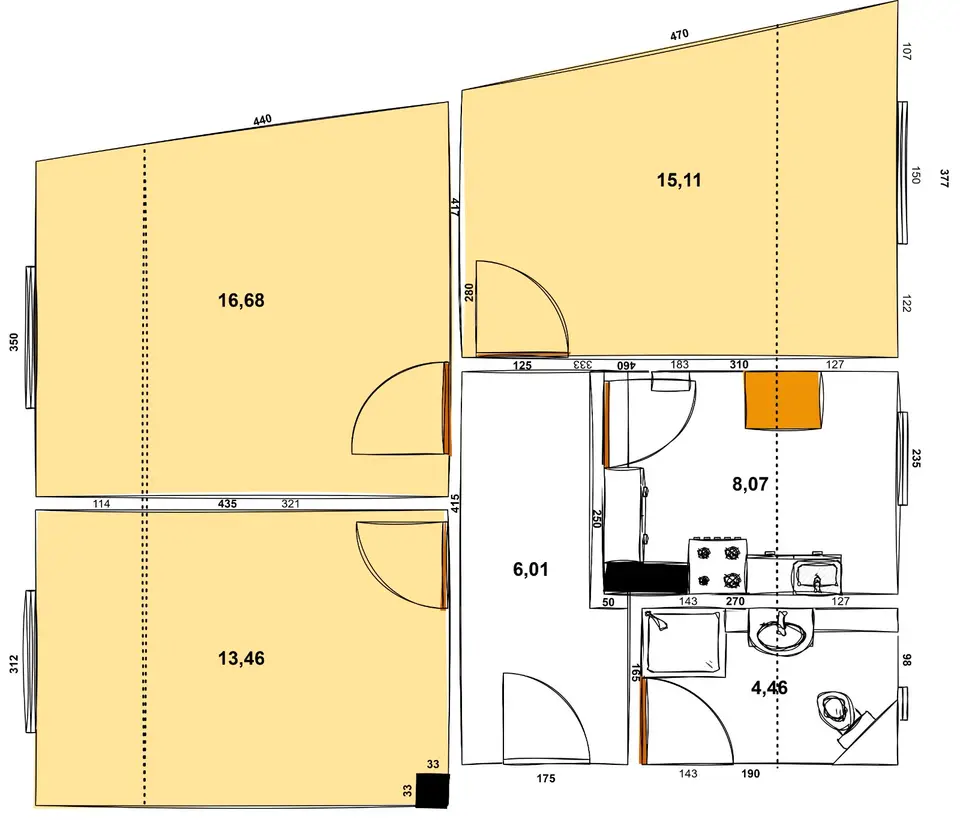 3 Zimmer Wohnung mit 54 m² in Osnabrück – Bild 5