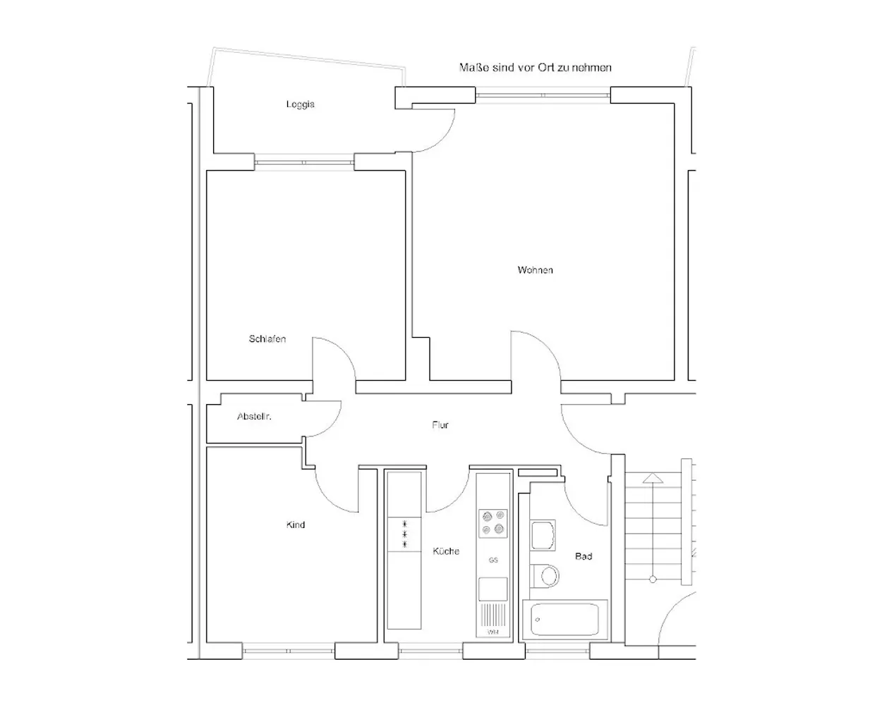 3 Zimmer Wohnung mit 67 m² in Braunschweig – Bild 1