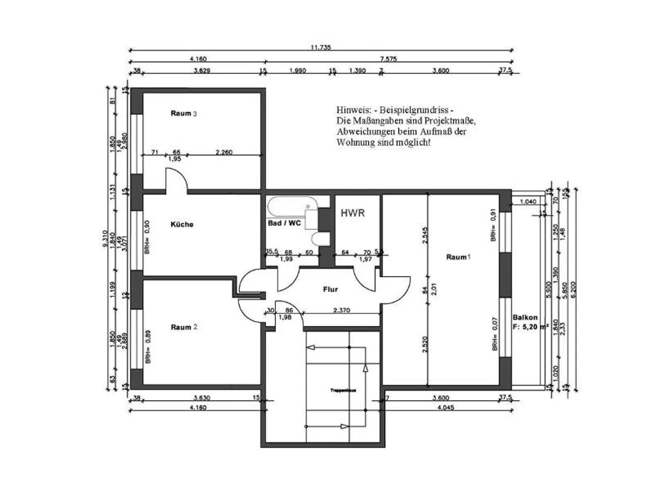 3 Zimmer Wohnung mit 71 m² in Halle (Saale) – Bild 6