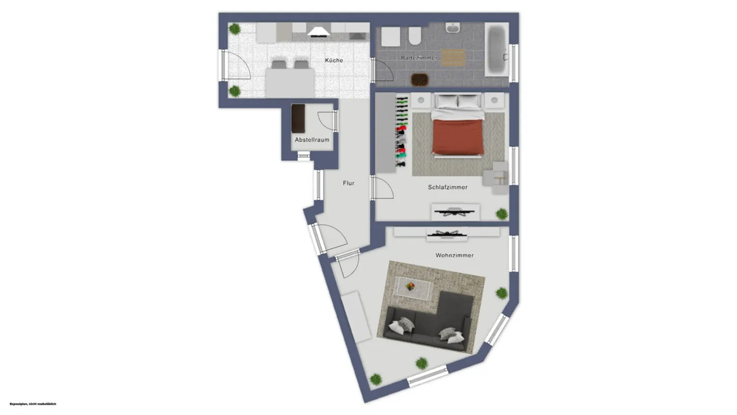 2 Zimmer Wohnung mit 73 m² in Düsseldorf – Bild 7
