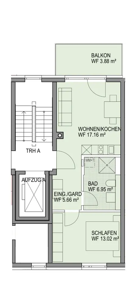 2 Zimmer Wohnung mit 47 m² in Nürnberg – Bild 9