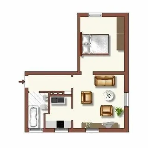 2 Zimmer Wohnung mit 41 m² in Duisburg – Bild 2