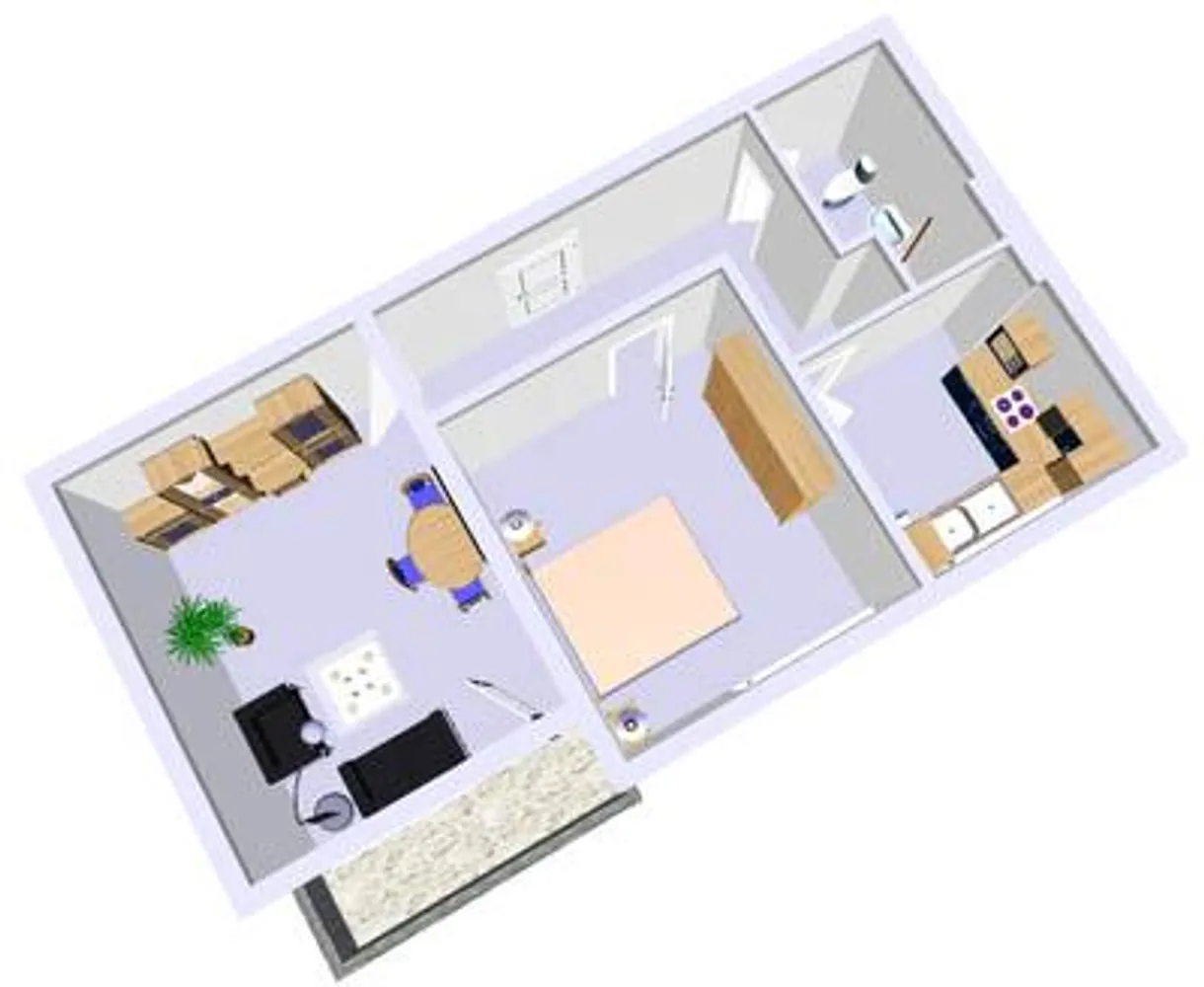 2 Zimmer Wohnung mit 55 m² in Kiel – Bild 2