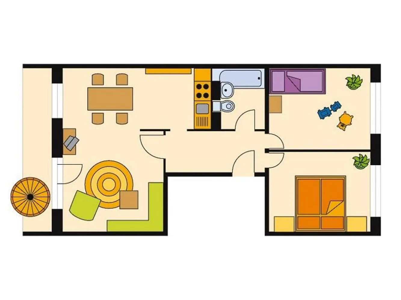 3 Zimmer Wohnung mit 59 m² in Halle (Saale) – Bild 4