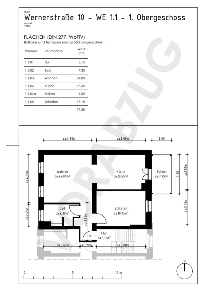 2 Zimmer Wohnung mit 77 m² in Cottbus – Bild 4
