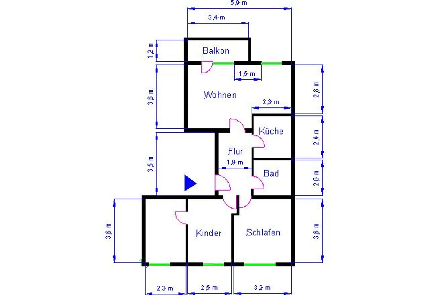 4 room apartment with 66 m² in Magdeburg – Photo 7