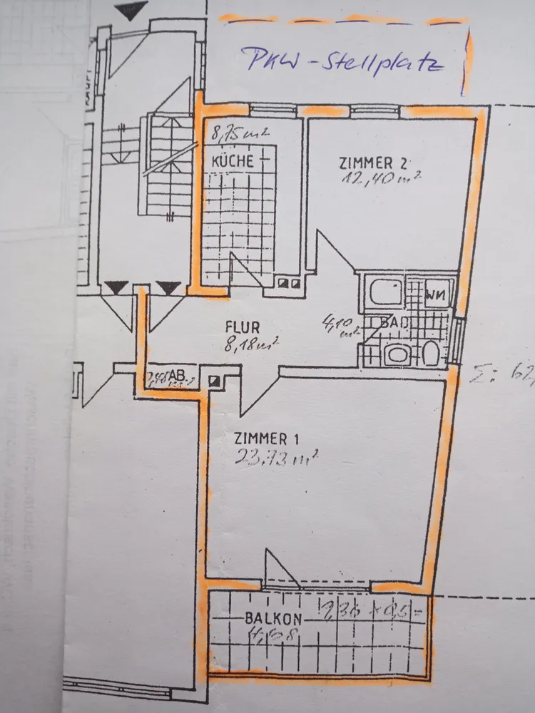 2 Zimmer Wohnung mit 60 m² in Darmstadt – Bild 7