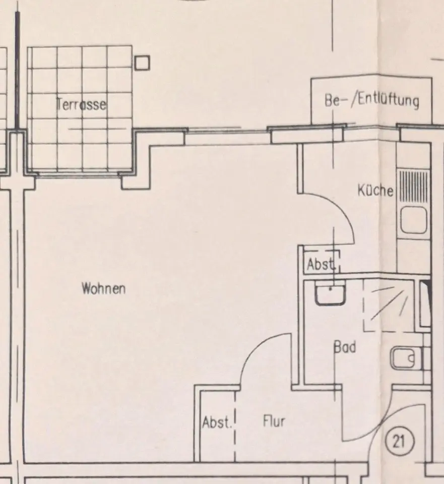 2 room apartment with 37 m² in Neubrandenburg – Photo 10
