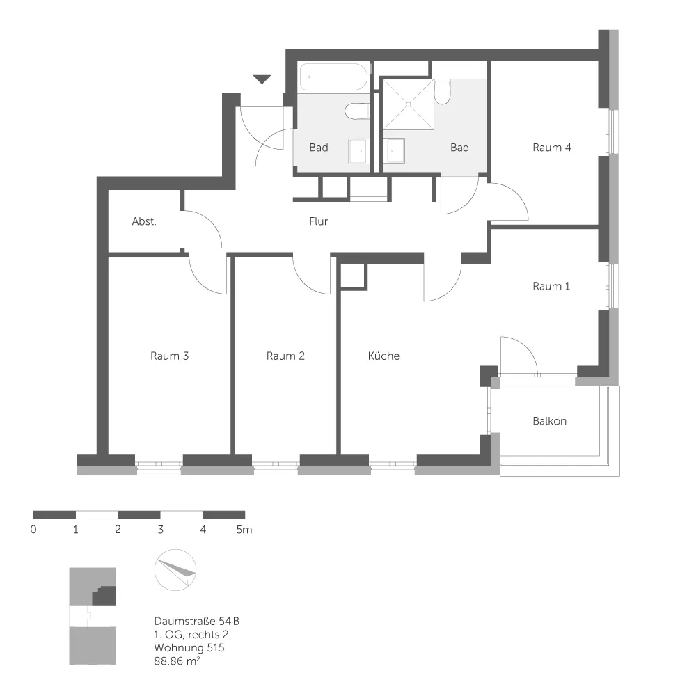 4 Zimmer Wohnung mit 89 m² in Berlin – Bild 10