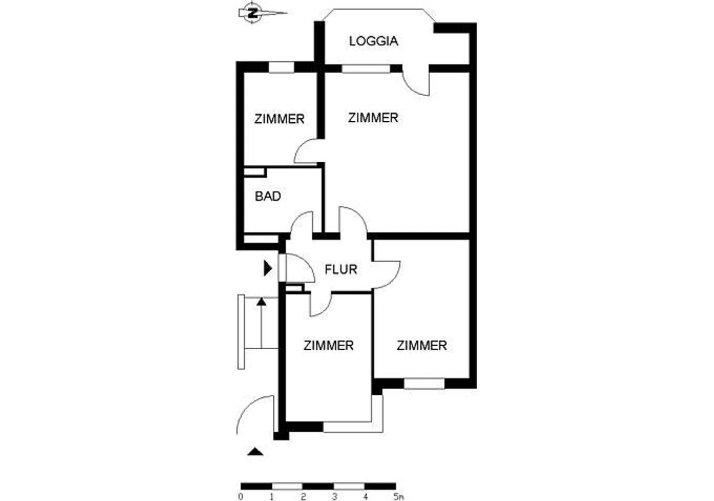3 Zimmer Wohnung mit 66 m² in Wolfsburg – Bild 1