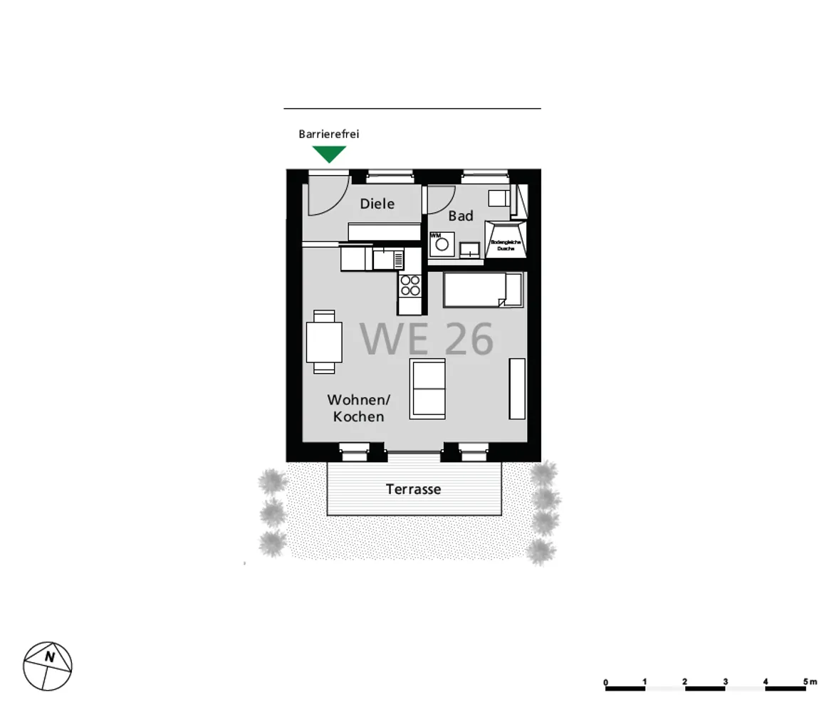 1 Zimmer Wohnung mit 41 m² in Berlin – Bild 3