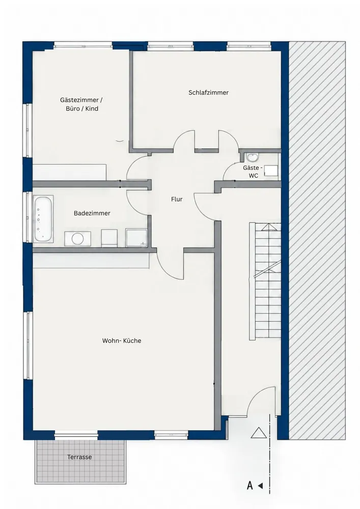 3 Zimmer Wohnung mit 96 m² in Osnabrück – Bild 2