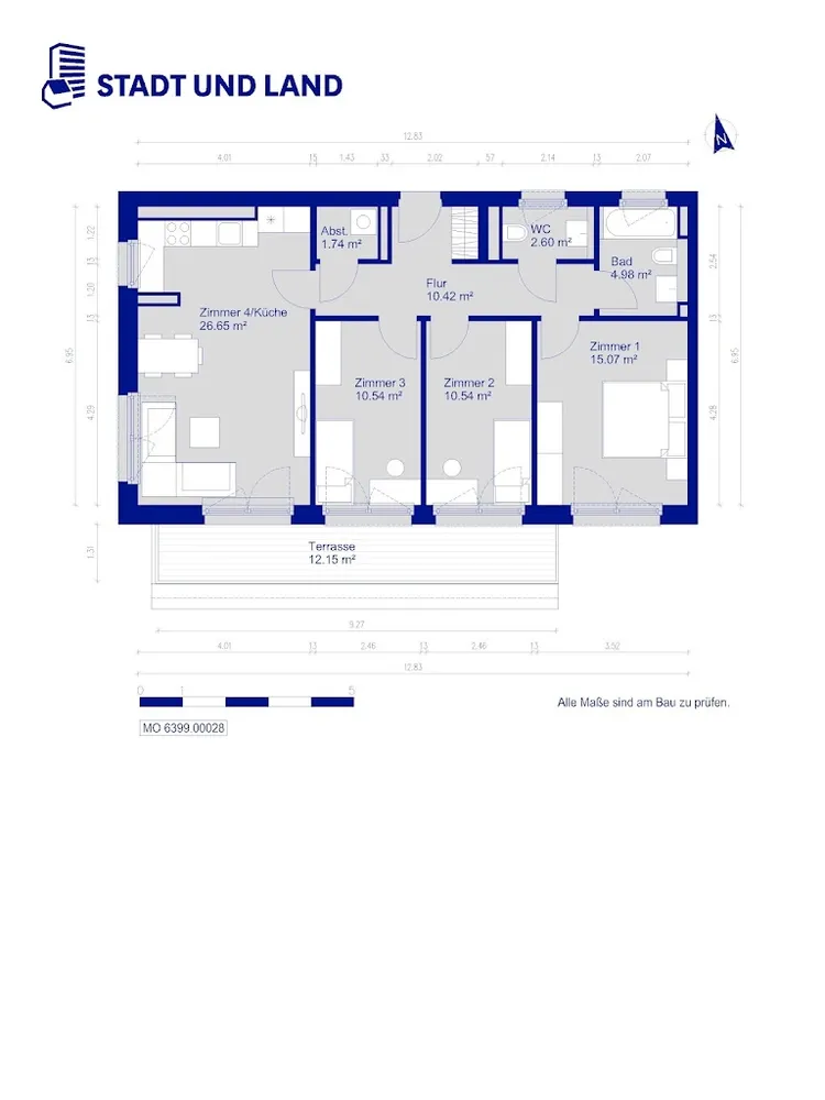 4 Zimmer Wohnung mit 88 m² in Berlin – Bild 6