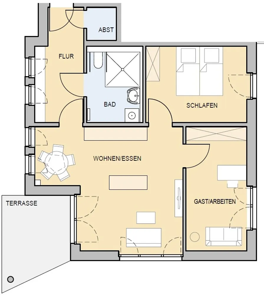 3 room apartment with 81 m² in Brunswick – Photo 2
