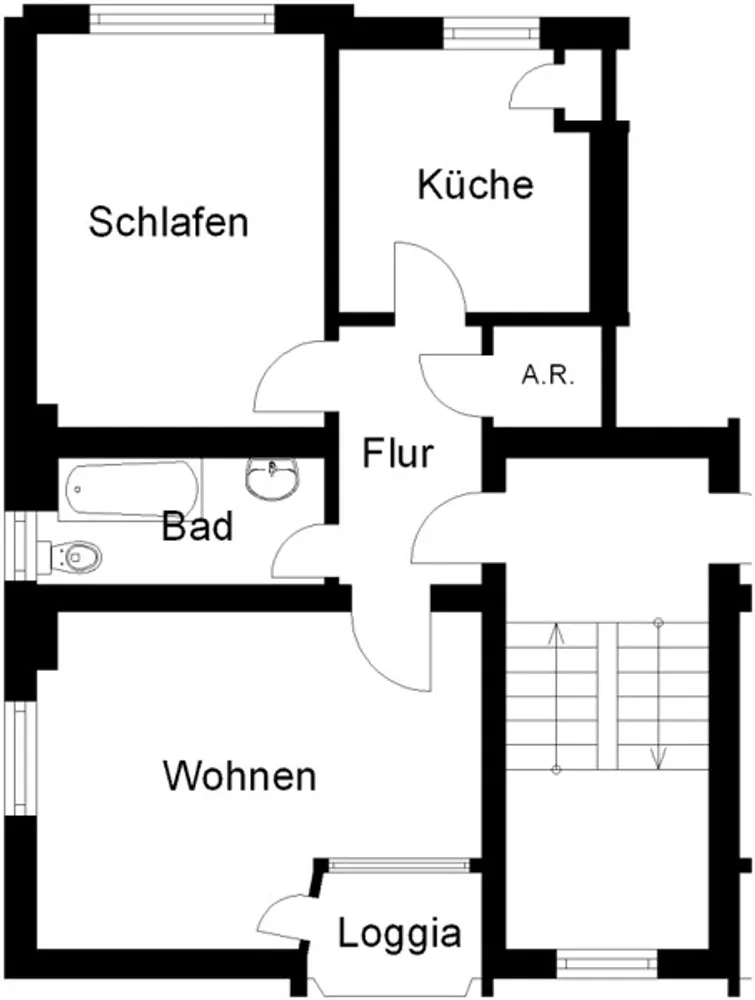 2 Zimmer Wohnung mit 55 m² in Braunschweig – Bild 6