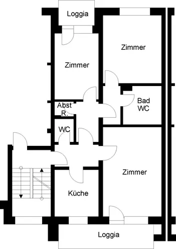 4 room apartment with 81 m² in Oberhausen – Photo 2