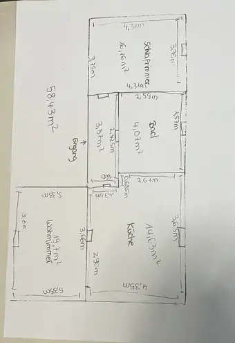 3 Zimmer Wohnung mit 58 m² in Aachen – Bild 6