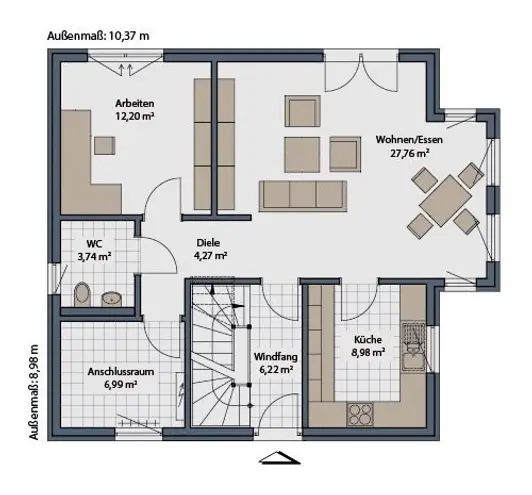 5 Zimmer Haus mit 136 m² in Wesel – Bild 5