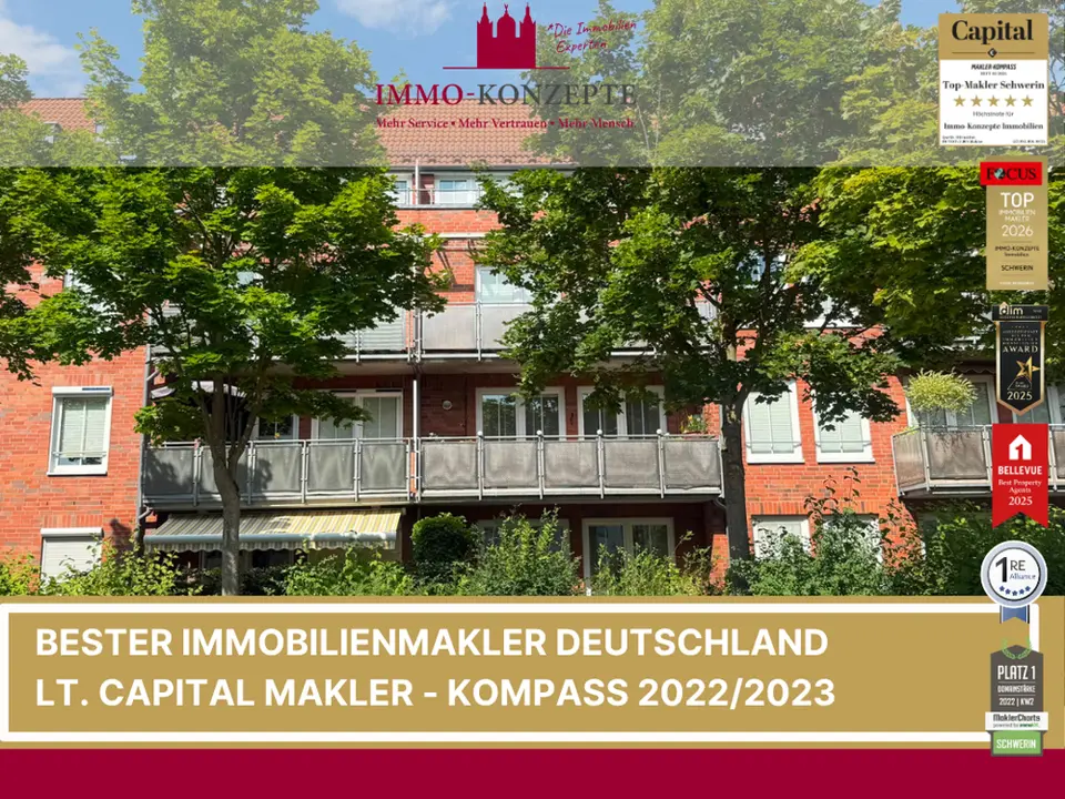 2 Zimmer Wohnung mit 52 m² in Schwerin – Bild 4