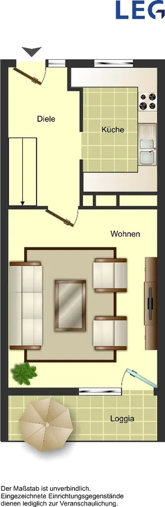 3 room apartment with 67 m² in Duisburg – Photo 3