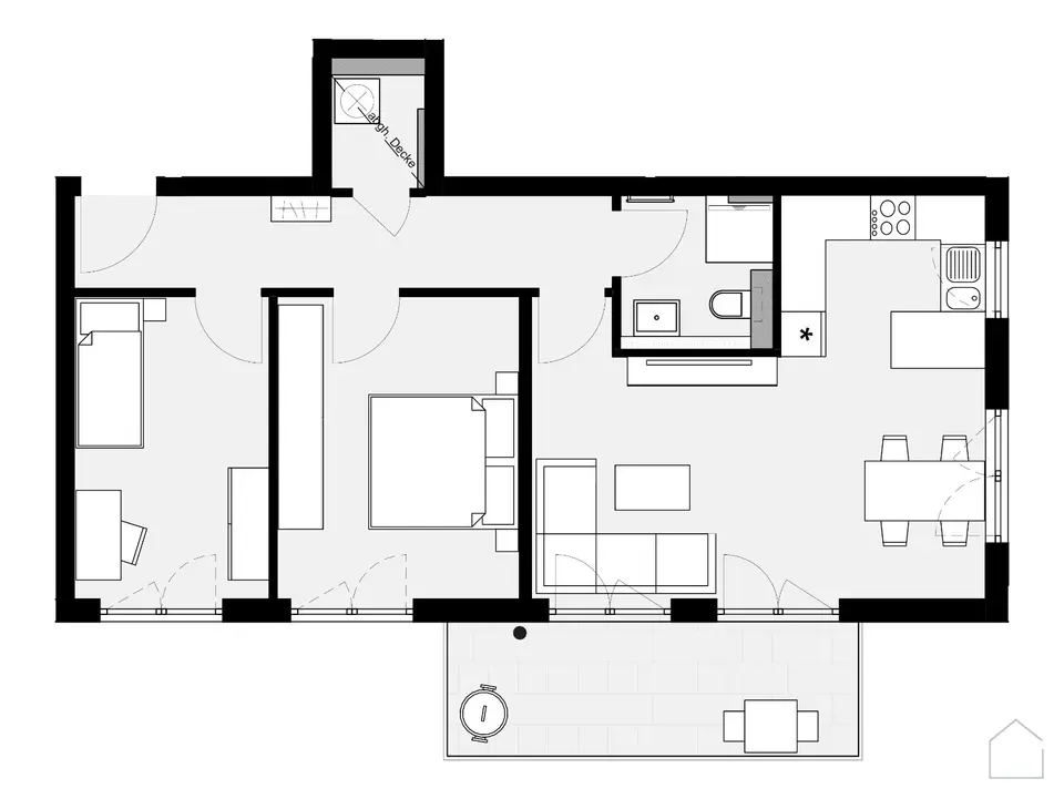 3 Zimmer Wohnung mit 70 m² in Crailsheim – Bild 4
