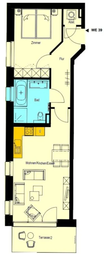 2 Zimmer Wohnung mit 59 m² in Leipzig – Bild 7