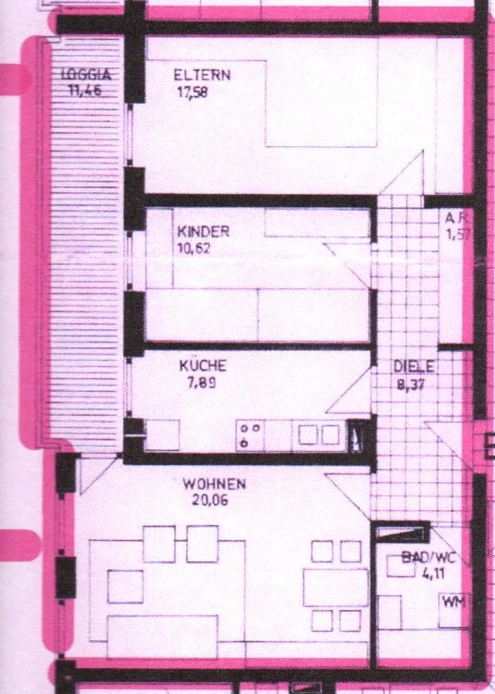 3 Zimmer Wohnung mit 73 m² in München – Bild 3