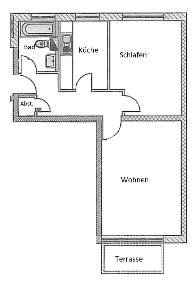 2 Zimmer Wohnung mit 57 m² in Bochum – Bild 3