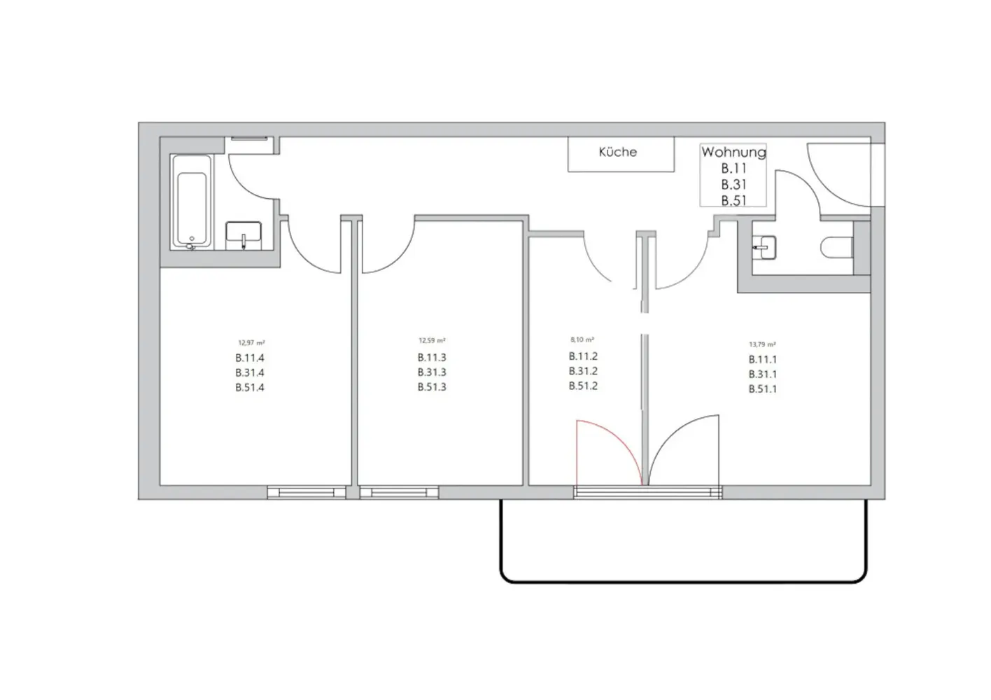 WG-Zimmer mit 13 m² in Berlin – Bild 3