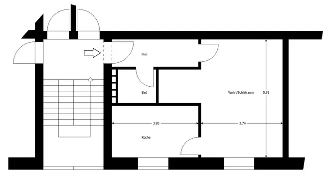 1 Zimmer Wohnung mit 41 m² in Düsseldorf – Bild 10