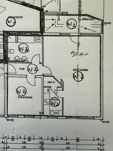 2 Zimmer Wohnung mit 90 m² in Ludwigshafen am Rhein – Bild 2