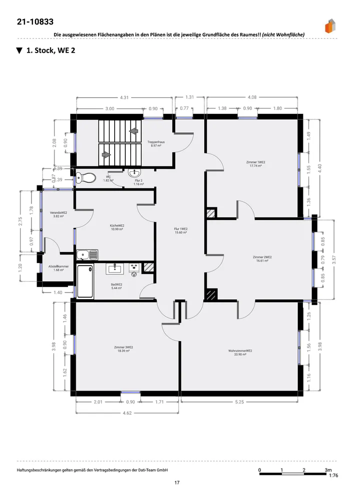 5 Zimmer Wohnung mit 110 m² in Stuttgart – Bild 2