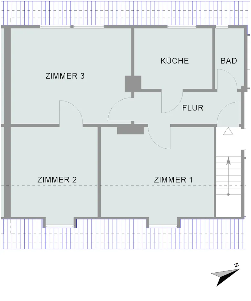 3 room apartment with 55 m² in Bremen – Photo 2
