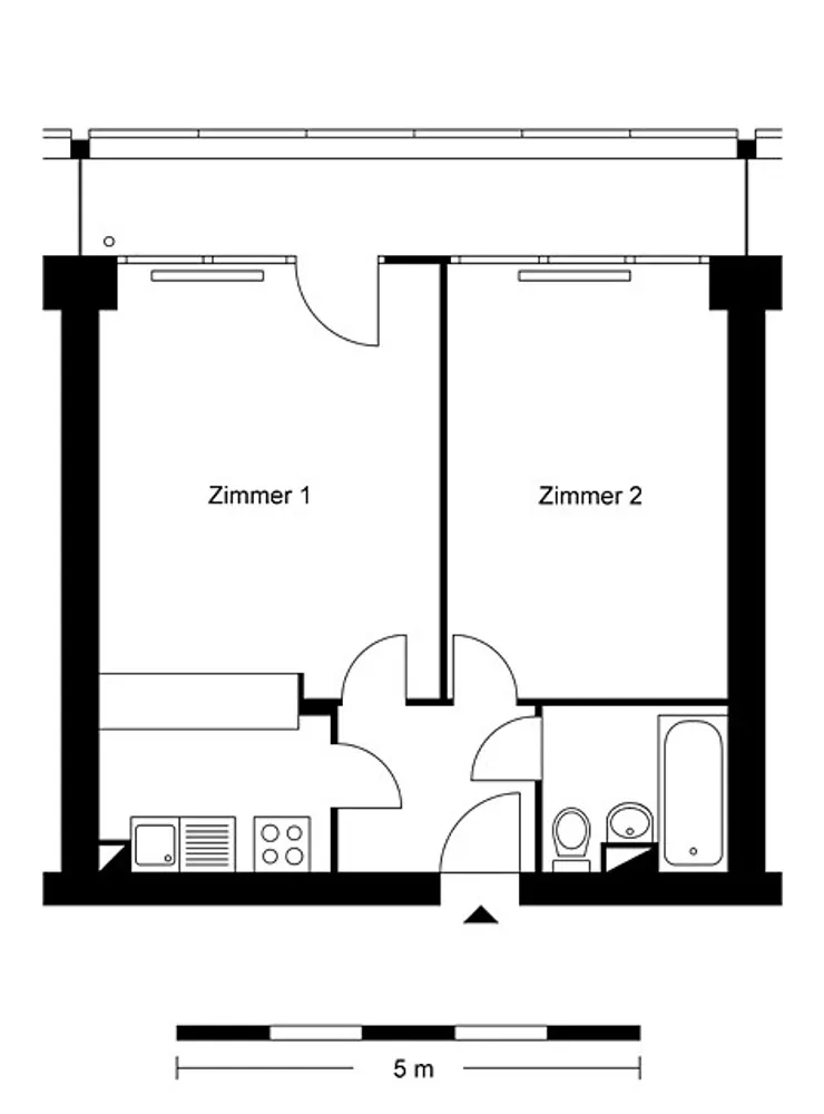 2 Zimmer Wohnung mit 45 m² in Berlin – Bild 4