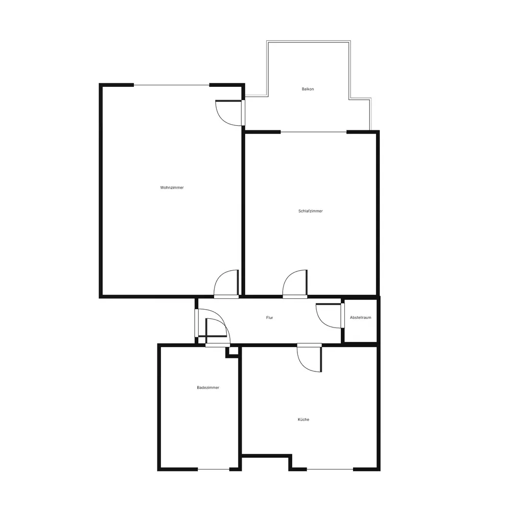 2 Zimmer Wohnung mit 58 m² in Karlsruhe – Bild 2