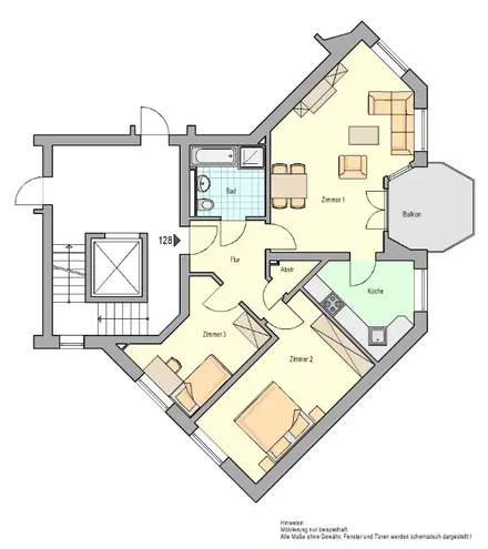 3 Zimmer Wohnung mit 75 m² in Herne – Bild 9