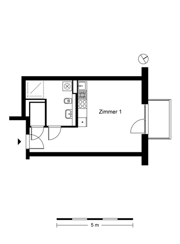 1 Zimmer Wohnung mit 37 m² in Berlin – Bild 2