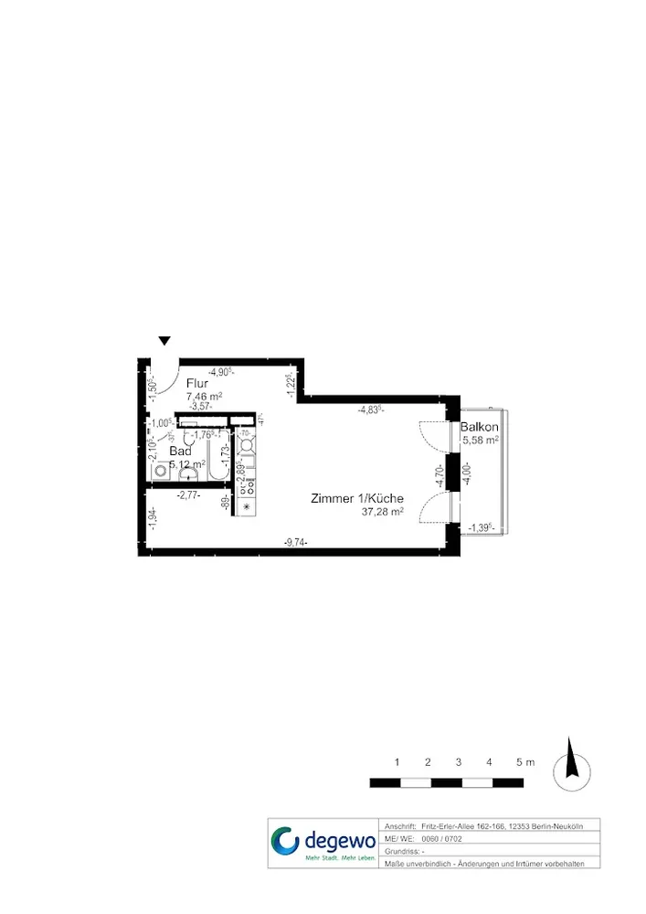 1 Zimmer Wohnung mit 53 m² in Berlin – Bild 8